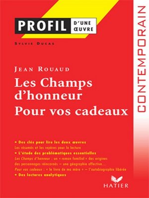 cover image of Profil--Rouaud (Jean)